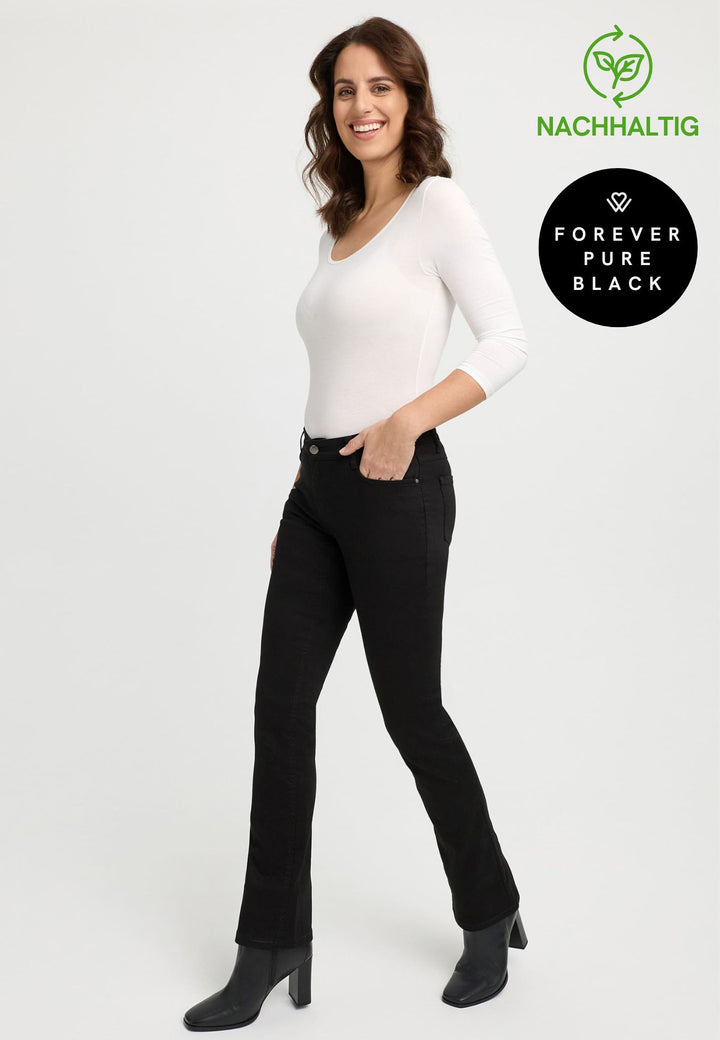 wonderjeans Bootcut Forever Pure Black