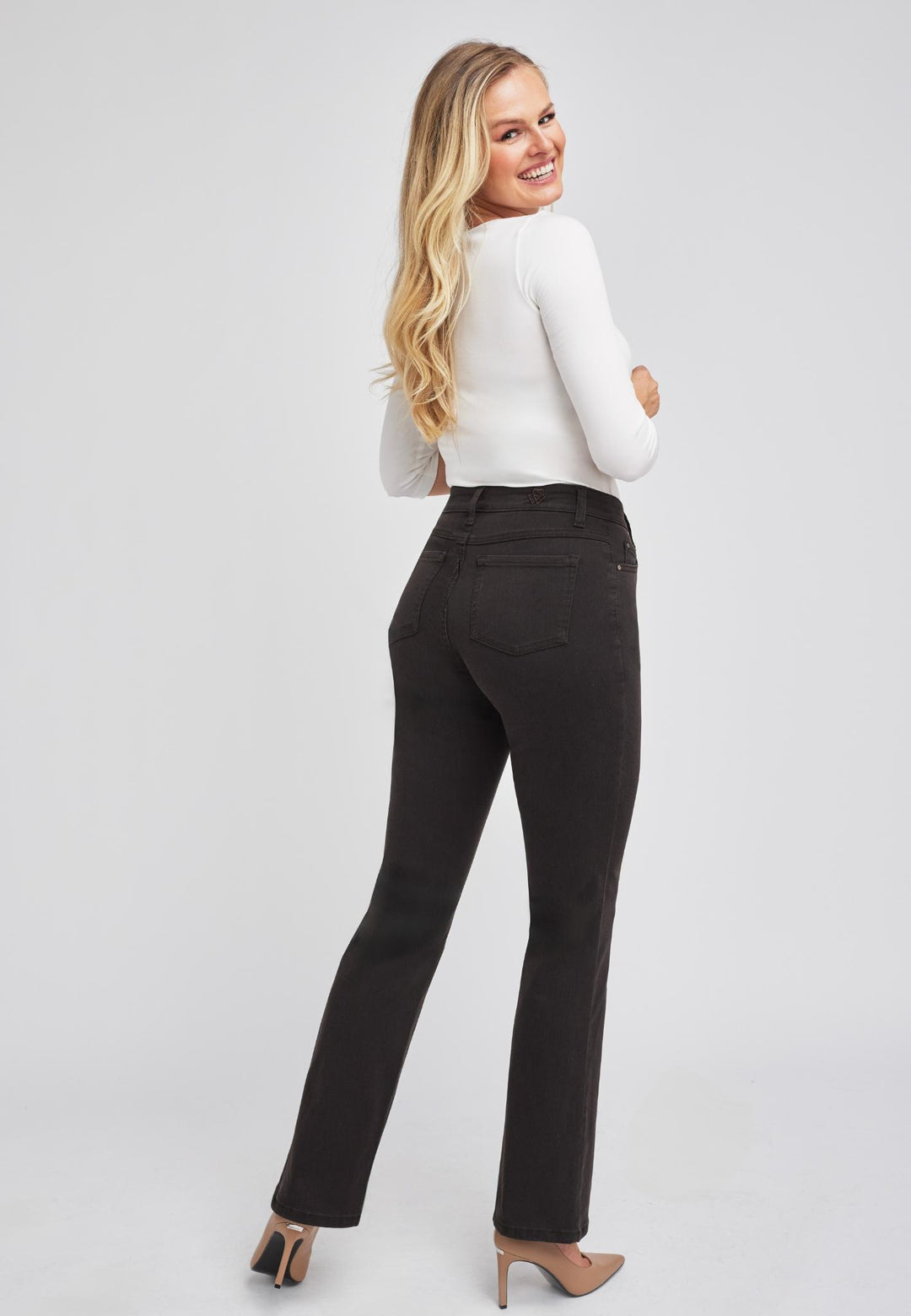 wonderjeans Bootcut Brown Denim