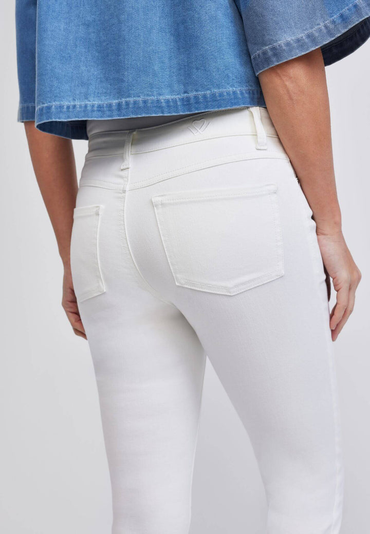 wonderjeans Ankle White