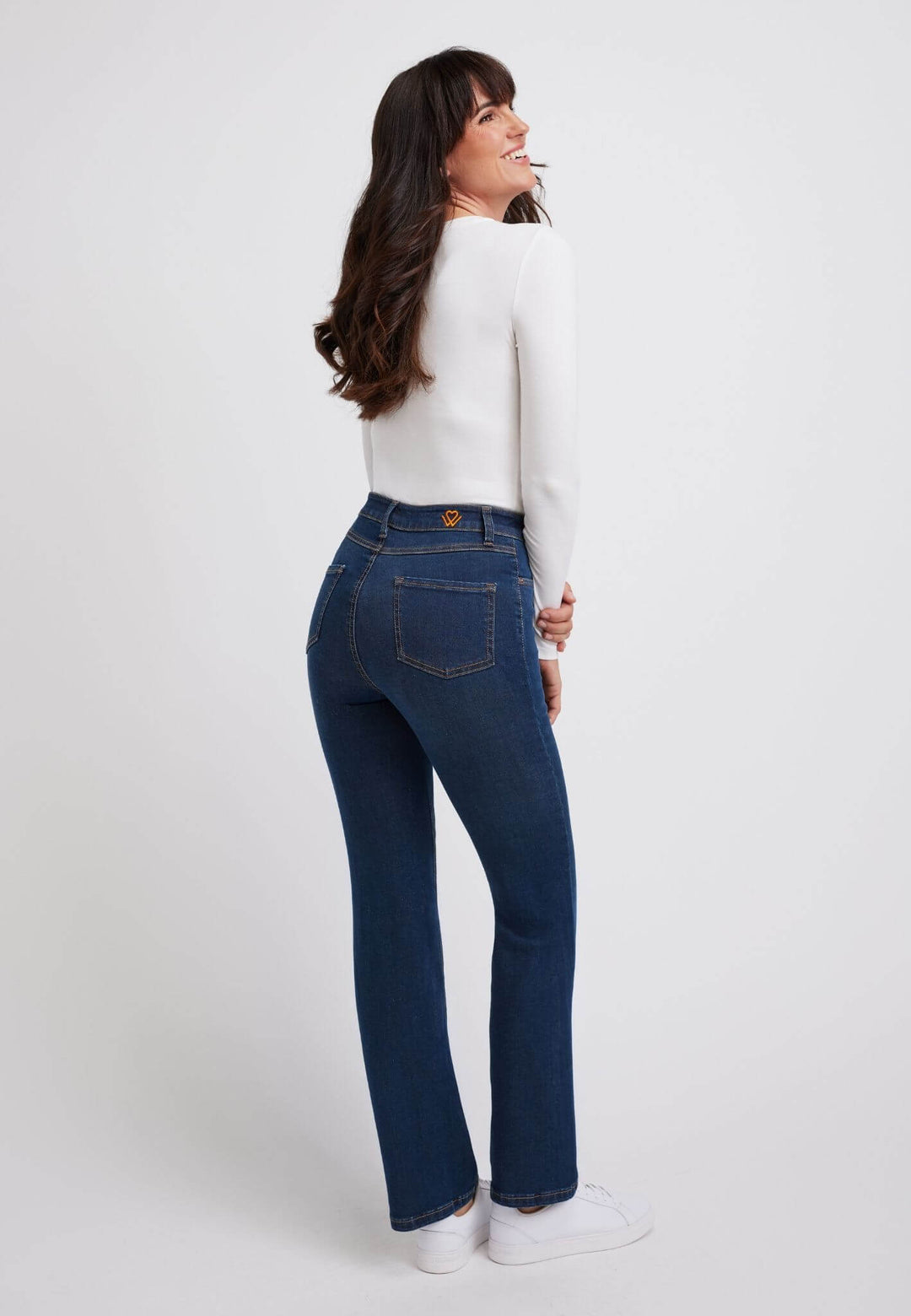wonderjeans High Waist Bootcut Authentic Dark Blue