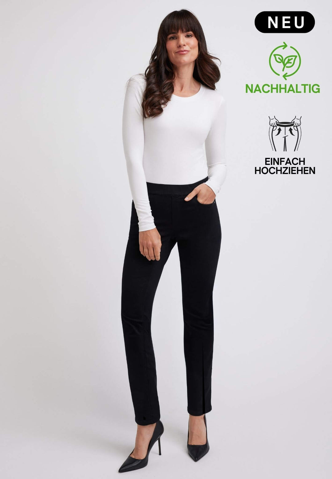 wonderjeans Classic Pull On Black