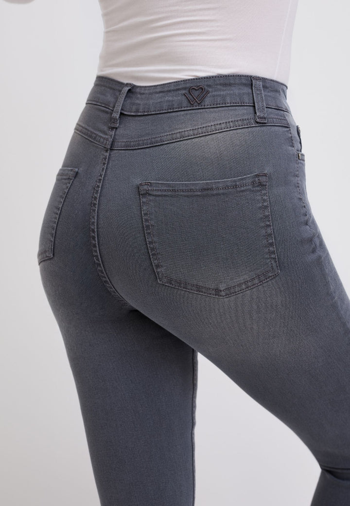 wonderjeans High Waist Grey Super Wash