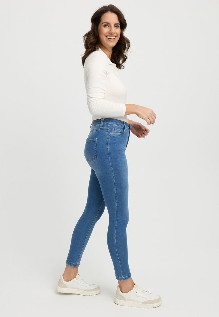 wonderjeans High Waist Authentic indigo