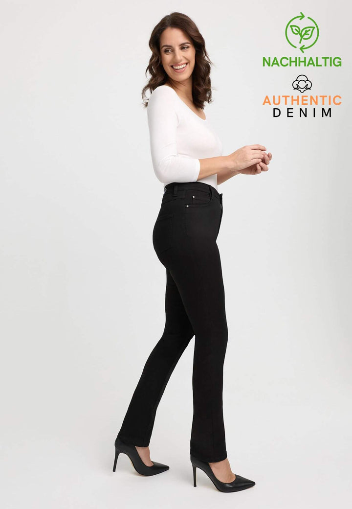 wonderjeans High Waist Straight Forever Pure Black