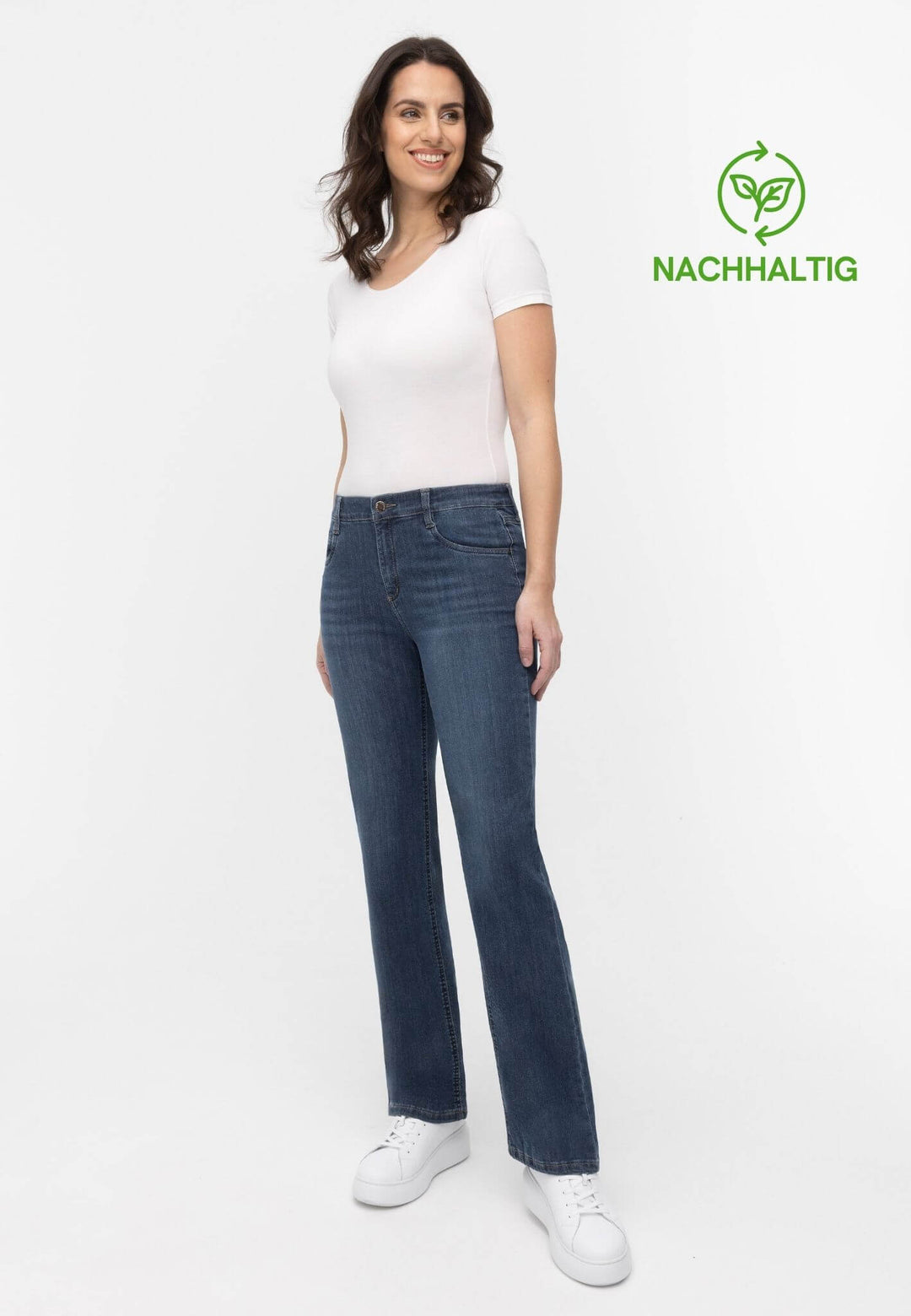 wonderjeans Relaxed Straight Blue Stone
