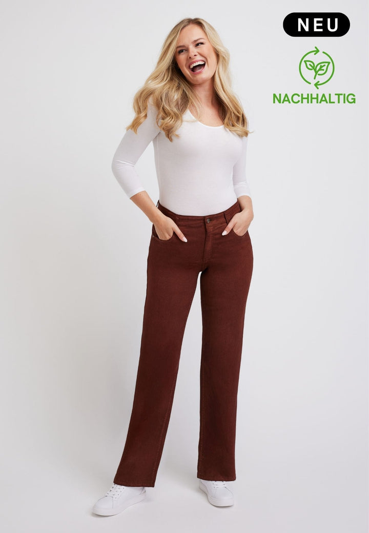 wonderjeans Relaxed Straight Hazelnut