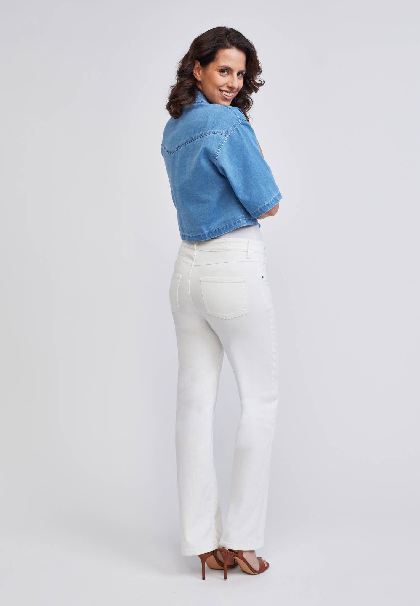 wonderjeans Relaxed Straight White