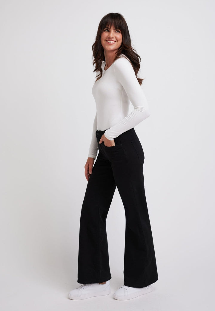 wonderjeans Relaxed Wide Forever Pure Black