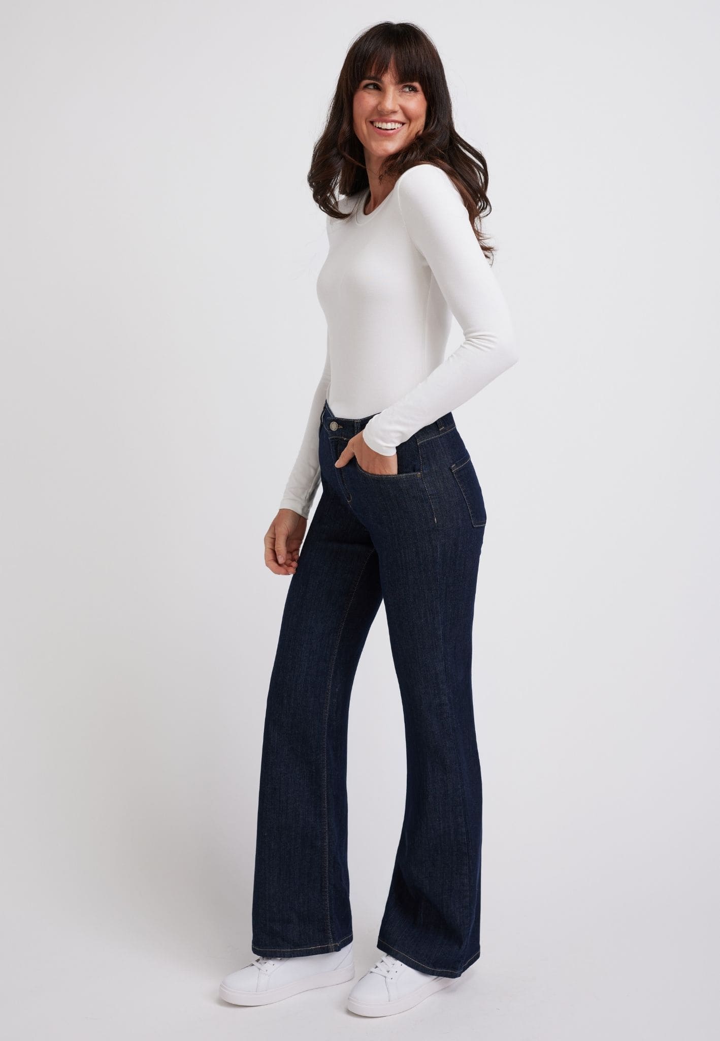 wonderjeans Relaxed Wide Blue Rinse