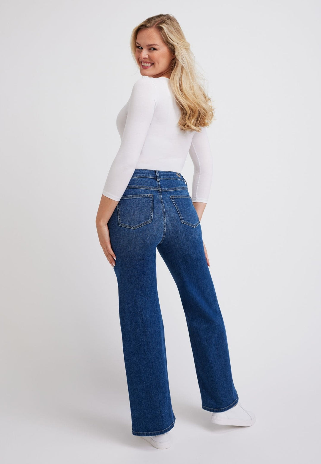 wonderjeans Relaxed Wide Blue used