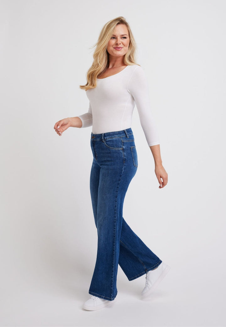 wonderjeans Relaxed Wide Blue used