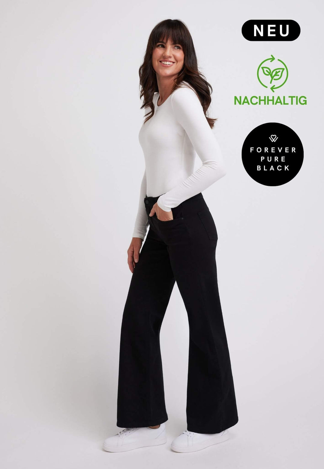 wonderjeans Relaxed Wide Forever Pure Black
